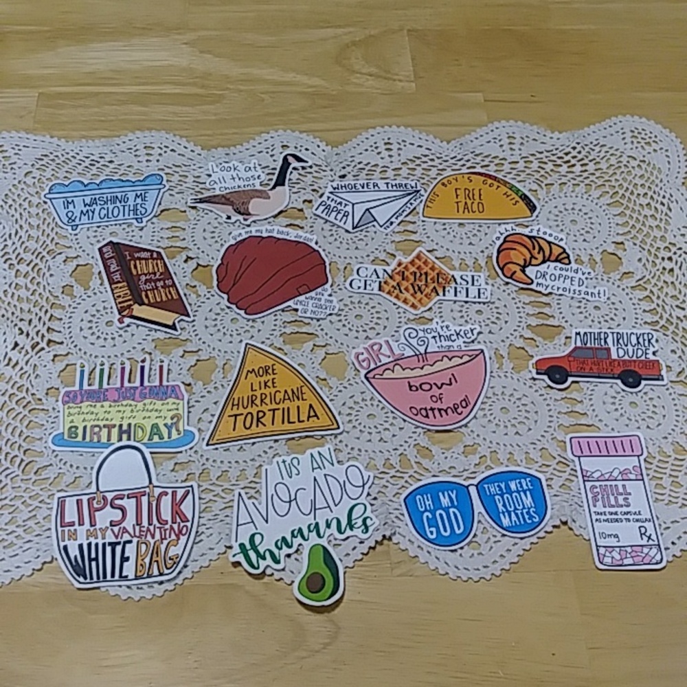 Funny Viral Vines Stickers for locker, computer, book covers, kindle, crafts